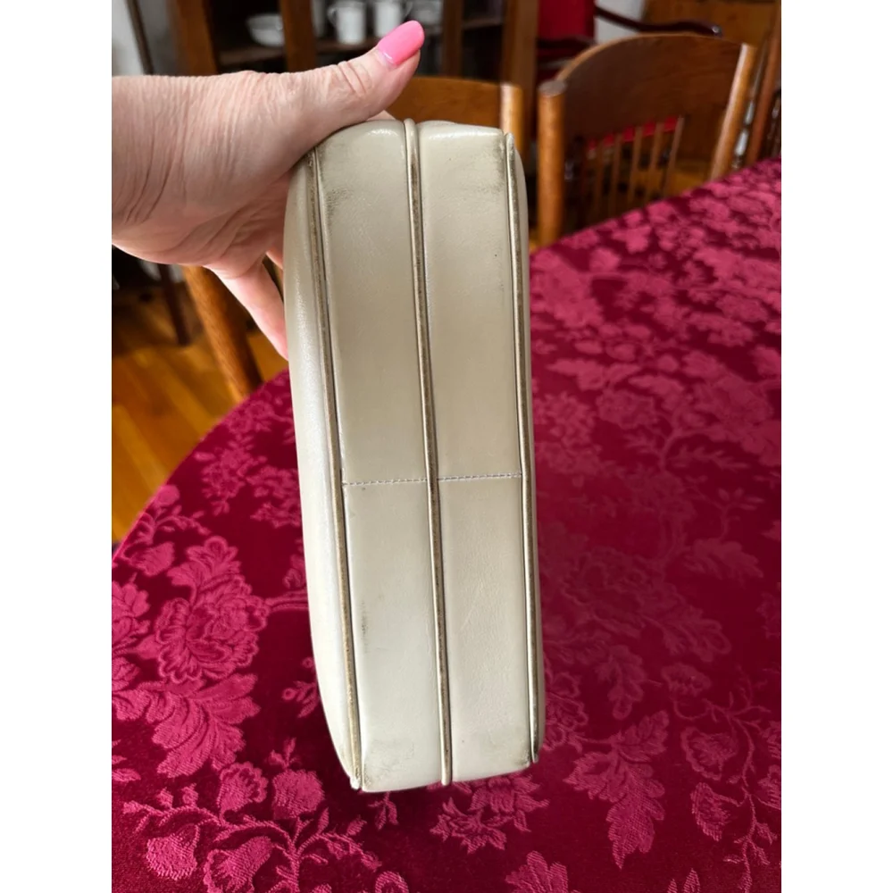 Gucci Beige Leather Vintage Top Handle Satchel - Picture 8 of 14